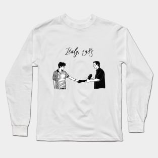 Italy 1983, Call me by your name, Hand shaking Long Sleeve T-Shirt